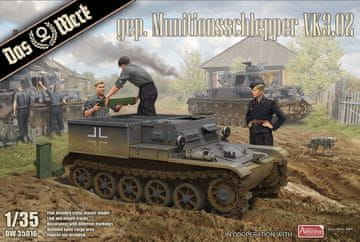 DAS-WERK maketa-miniatura Gepanzerter Munitionsschlepper VK3.02 • maketa-miniatura 1:35 tanki in oklepniki • Level 3