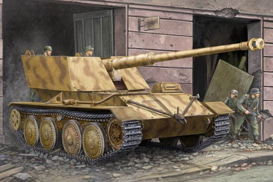 Trumpeter maketa-miniatura Krupp-Ardelt Waffenträger 88mm PAK-43 • maketa-miniatura 1:35 tanki in oklepniki • Level 4