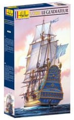Heller maketa-miniatura LE GLADIATUER • maketa-miniatura 1:200 bojne ladje • Level 5