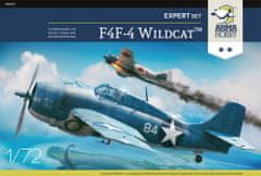 ARMA Hobby maketa-miniatura F4F-4 Wildcat • maketa-miniatura 1:72 starodobna letala • Level 4