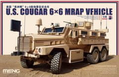Meng maketa-miniatura U.S. COUGAR 6×6 MRAP VOZILO • maketa-miniatura 1:35 vojaška vozila • Level 5