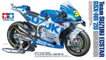 Tamiya maketa-miniatura Team Suzuki ECSTAR GSX-RR '20 • maketa-miniatura 1:12 motocikli • Level 4