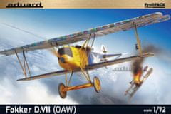 EDUARD maketa-miniatura Fokker D.VII (OAW) • maketa-miniatura 1:72 starodobna letala • Level 4