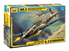 Zvezda maketa-miniatura IL-2 Shturmovik (mod.1942) • maketa-miniatura 1:72 starodobna letala • Level 3