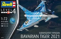 Revell maketa-miniatura Eurofighter Typhoon "The Bavarian Tiger 2021" • maketa-miniatura 1:72 novodobna letala • Level 4