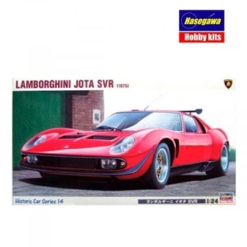 Hasegawa maketa-miniatura Lamborghini Jota SVR 1975 • maketa-miniatura 1:24 starodobni avtomobili • Level 3