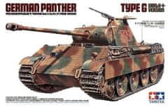 Tamiya maketa-miniatura Zgodnja različica nemškega panterja tipa G • maketa-miniatura 1:35 tanki in oklepniki • Level 4