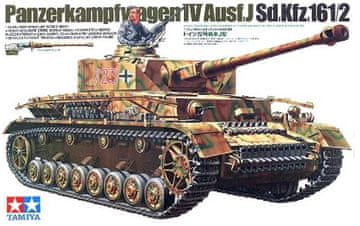 Tamiya maketa-miniatura Panzerkampfwagen IV Ausf. J - Sd.Kfz. 161-2 • maketa-miniatura 1:35 tanki in oklepniki • Level 4