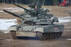 Trumpeter maketa-miniatura Russian T-80UE-1 MBT • maketa-miniatura 1:35 tanki in oklepniki • Level 4