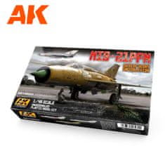 AK-Interactive maketa-miniatura MiG-21PFM Dnevi slave in pozabe • maketa-miniatura 1:48 novodobna letala • Level 4