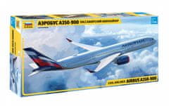 Zvezda maketa-miniatura Civilno potniško letalo Airbus A350-900 • maketa-miniatura 1:144 civilna letala • Level 3