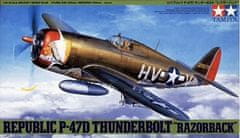 Tamiya maketa-miniatura Republic P-47D Thunderbolt "Razorback" • maketa-miniatura 1:48 starodobna letala • Level 3
