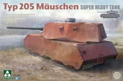 Takom maketa-miniatura Typ 205 Mäuschen Super Heavy Tank • maketa-miniatura 1:35 tanki in oklepniki • Level 4