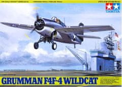 Tamiya maketa-miniatura Grumman F4F-4 Wildcat • maketa-miniatura 1:48 starodobna letala • Level 3