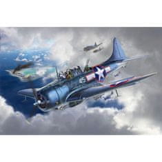 Revell maketa-miniatura SBD-5 Dauntless • maketa-miniatura 1:48 starodobna letala • Level 4