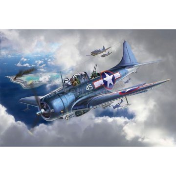 Revell maketa-miniatura SBD-5 Dauntless • maketa-miniatura 1:48 starodobna letala • Level 4