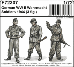 Special Hobby maketa-miniatura German WWII Wermacht Soldiers 1944 • maketa-miniatura 1:72 figure • Level 4