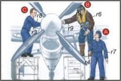 Special Hobby maketa-miniatura Royal Navy Pilots (2 fig.) And Mechanic WW II • maketa-miniatura 1:72 figure • Level 4