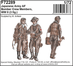 Special Hobby maketa-miniatura Japanese Army AF Bomber Crew Members, WW II • maketa-miniatura 1:72 figure • Level 4