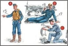 Special Hobby maketa-miniatura RAF Mechanics (2 fig.) And Pilot WW II • maketa-miniatura 1:72 figure • Level 4