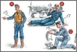 Special Hobby maketa-miniatura RAF Mechanics (2 fig.) And Pilot WW II • maketa-miniatura 1:72 figure • Level 4