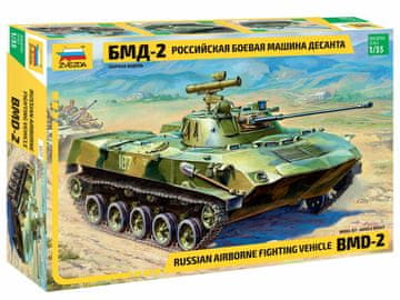 Zvezda maketa-miniatura BMD-2 Rusko bojno vozilo zračnih sil • maketa-miniatura 1:35 tanki in oklepniki • Level 3