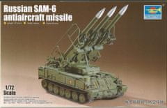 Trumpeter maketa-miniatura Russian SAM-6 antiarcraft missile • maketa-miniatura 1:72 tanki in oklepniki • Level 3