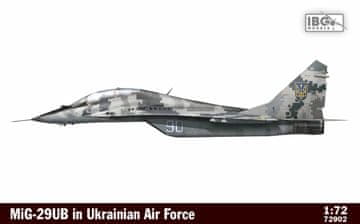 IBG-Models maketa-miniatura Mig-29UB Ukrajinske zračne sile • maketa-miniatura 1:72 novodobna letala • Level 4