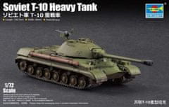 Trumpeter maketa-miniatura Soviet T-10A heavy tank • maketa-miniatura 1:72 tanki in oklepniki • Level 3