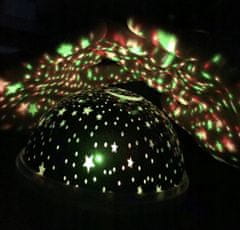 Kruzzel USB projektor Master Star nočna lučka 360 roza