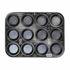 Berlingerhaus Pekač za mafine brez prijema 12 kosov Black Rose Collection BH-1436