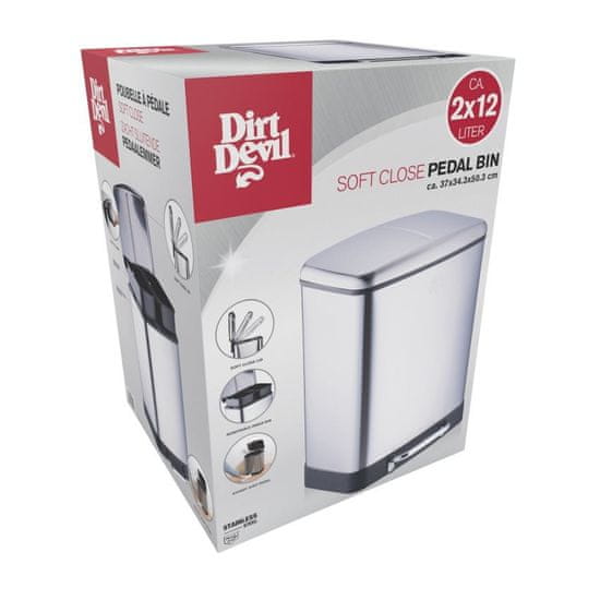 Dirt Devil Dirt Devil koš za ločene odpadke 2 x 12 l tiho zapiranje