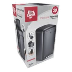 Dirt Devil 20 L koš za odpadke s tihim zapiranjem, črn ED-249505