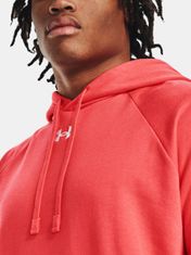 Under Armour Pulover UA Rival Fleece Hoodie-RED XXL