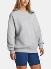 Under Armour Pulover Essential Flc OS Crew-GRY XS