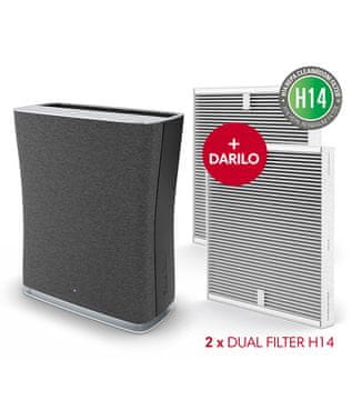 Stadler Form Roger čistilec zraka, črn + DARILO: 2x H14 Dual filter