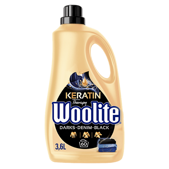 Woolite Dark, Black & Denim tekoči detergent 3.6 l / 60 odmerkov pranja