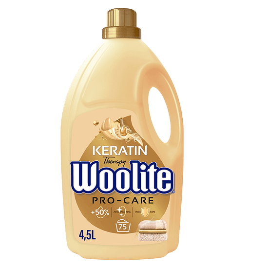 Woolite Keratin Therapy Pro-Care gel za pranje, za vse vrste perila 4,5 l / 75 pralnih odmerkov