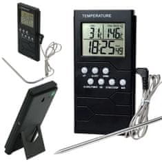 Verkgroup LCD kuhinjski termometer s sondo 95cm do 300°C za meso