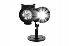 Malatec MEGA LED projektor za osvetlitev zunanjosti 12 projekcij + daljinec