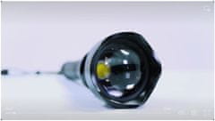 Malatec Alu. polnilna vodoodporna LED P70 ročna svetilka USB 13600mAh 4500lm