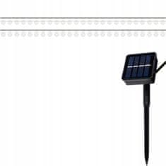 Malatec LED RGB 50 zunanja solarna dekorativna girlanda IP65 7m 8 funkcij