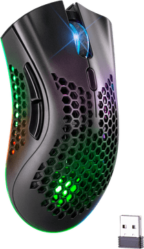 Defender Warlock GM-709L (52709) RGB lahka črna gaming miška
