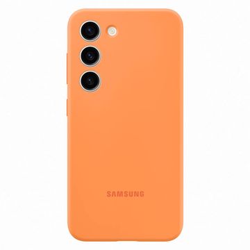 slomart samsung silikonski ovitek samsung galaxy s23 silikonski ovitek oranžne barve (ef-ps911toegww)
