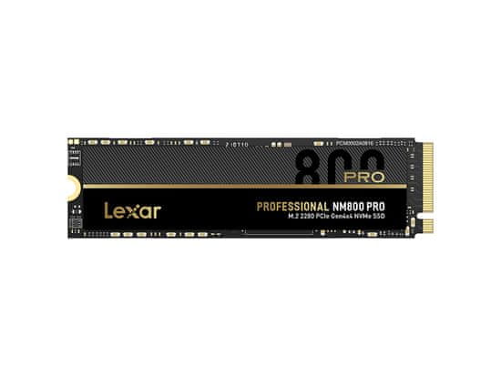 Lexar NM800 Pro SSD disk, 512 GB, M.2 2280, PCI-e 4.0 x4 NVMe (LNM800P512G-RNNNG)