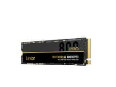 Lexar NM800 Pro SSD disk, 512 GB, M.2 2280, PCI-e 4.0 x4 NVMe (LNM800P512G-RNNNG)