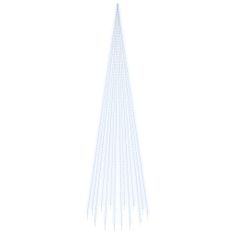 Vidaxl Novoletna jelka iz 1134 hladno belih LED lučk 800 cm