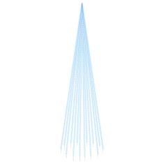 Vidaxl Novoletna jelka iz 1134 modrih LED lučk 800 cm