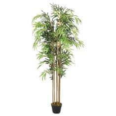 Vidaxl Umetno bambusovo drevo 500 listov 80 cm zeleno