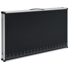 Vidaxl Zložljiva tapetniška miza MDF in aluminij 300x60x78 cm